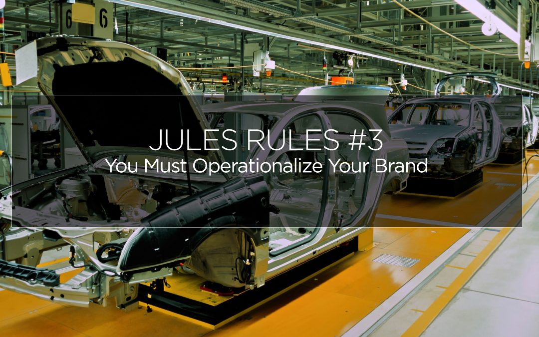 Operationalization of your Brand